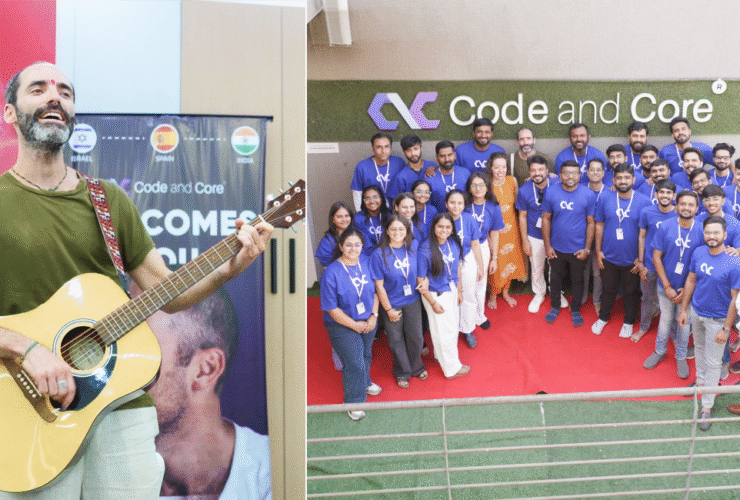 Celebrating trust and technology: Maor Kotler joins Code and Core in India.