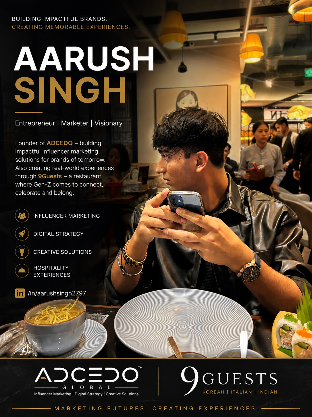 Aarush Singh: building the next Gen-Z marketing & lifestyle ecosystem